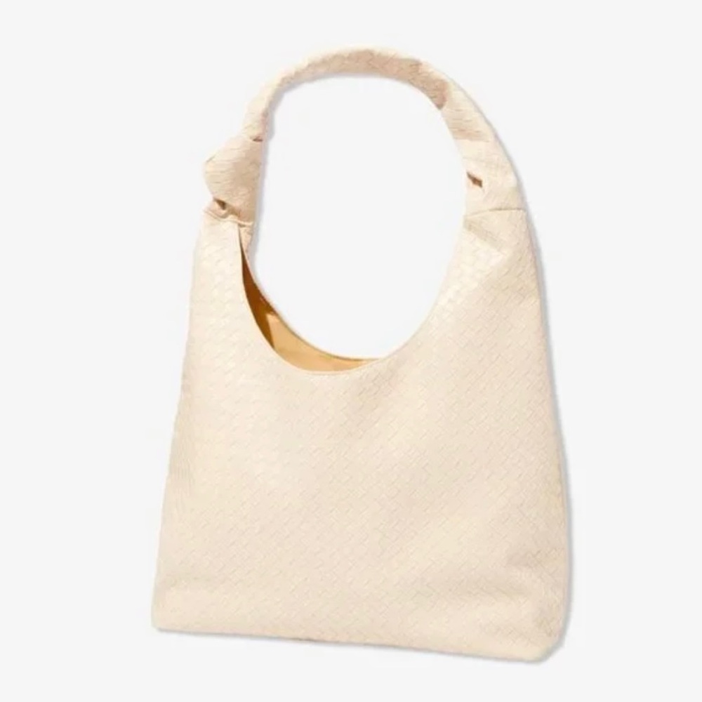 Ulta Beauty Cream Weave Print Tote Bag